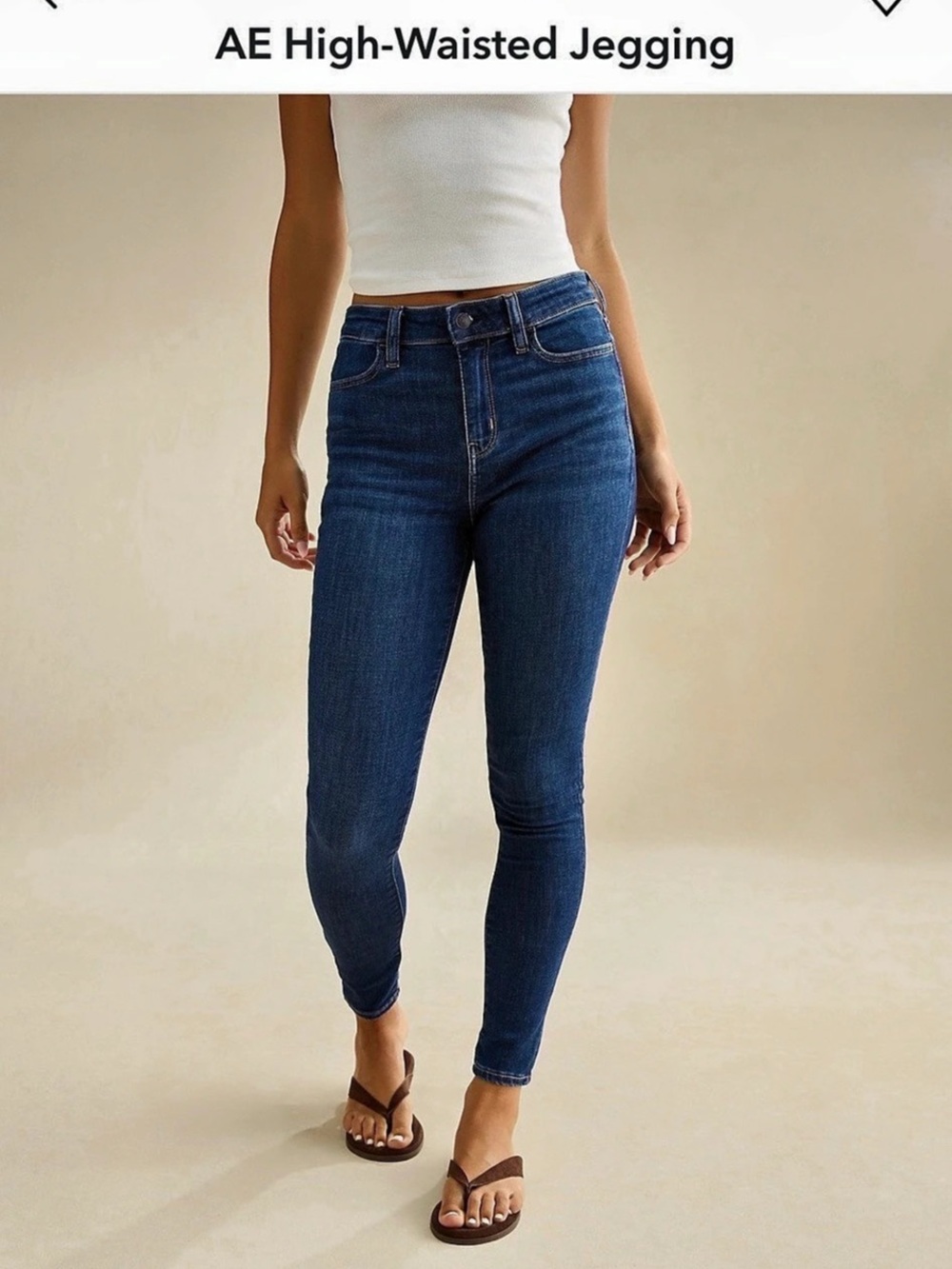 American Eagle High-Waisted Jegging Blue